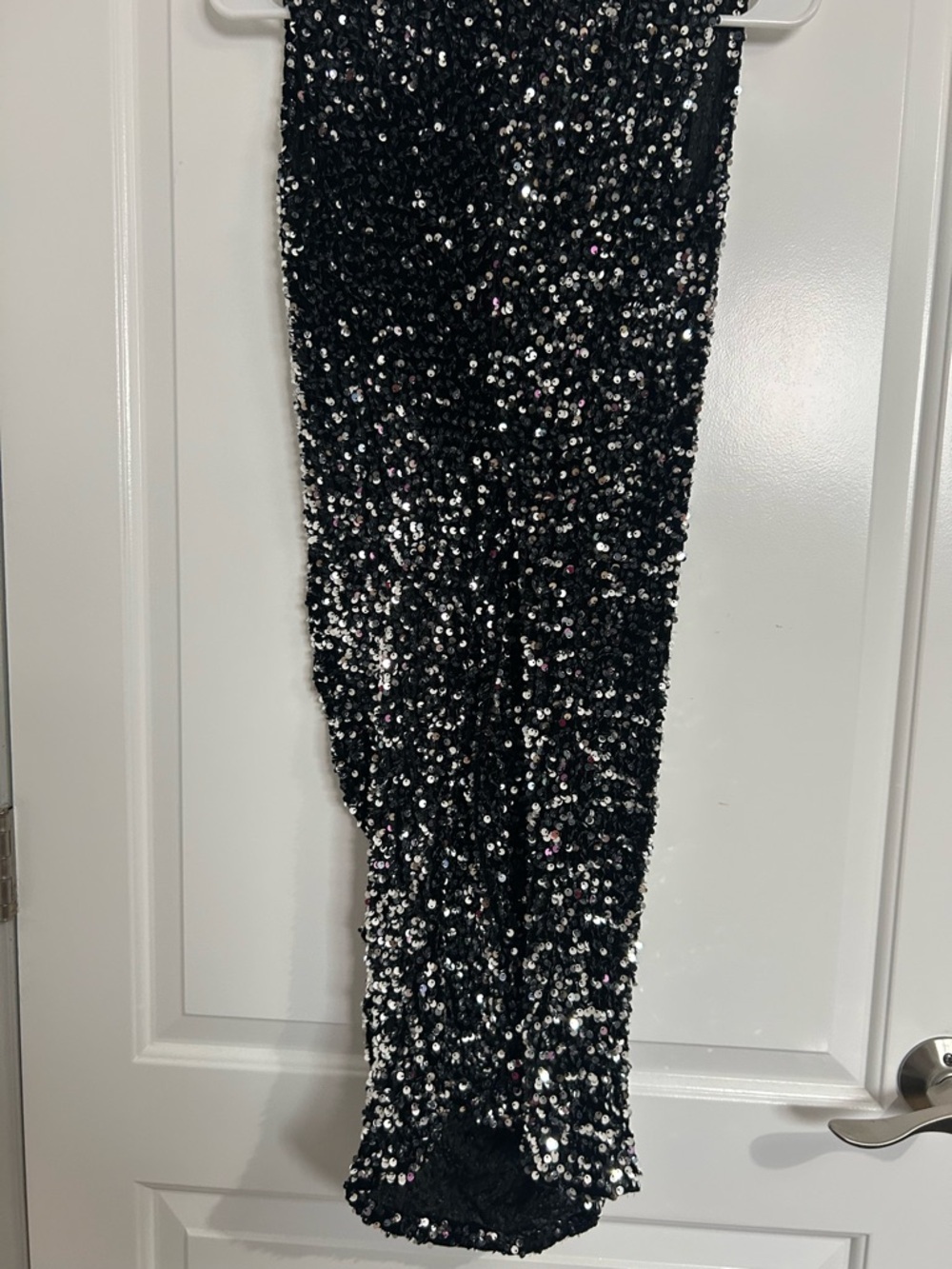 Mew Mews Sequin Sparkling Sleeveless Mini Dress Size M NWT Chic Wedding 90s Glam - Picture 11 of 14